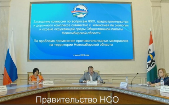 Проблемы антигололедной обработки дорог рассмотрели на совместном заседании Комиссии по вопросам ЖКХ, градостроительства, дорожного комплекса и Комиссии по экологии и охране окружающей среды Общественной палаты НСО